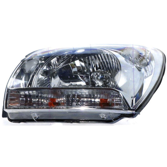 APG All Crash Halogen Manual Adjust Head Lamp Passenger Side OEM Suits Kia Sportage KM 2005 to 2010 KSD-21030LHG