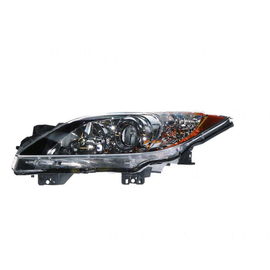 APG All Crash Halogen Manual Adjust Head Lamp Passenger Side OEM suits Mazda 3 BL MBO-21030LHG