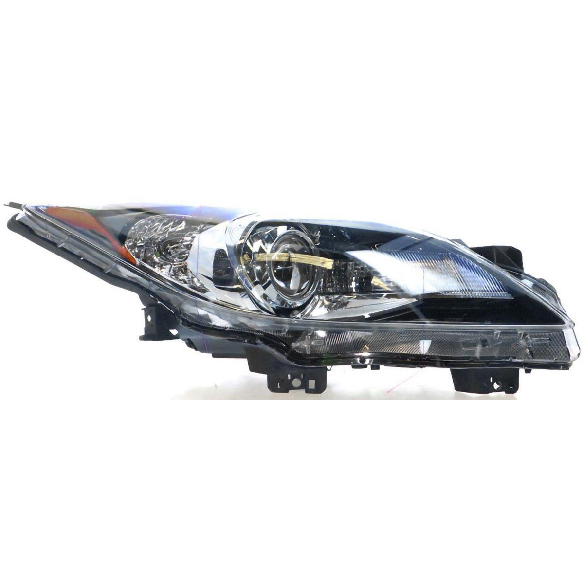 APG All Crash Bi-Xenon Electric Adjust Head Lamp Drivers Side OEM Suits Mazda 3 BL SP202011 to 2013 MBO-21032RHG