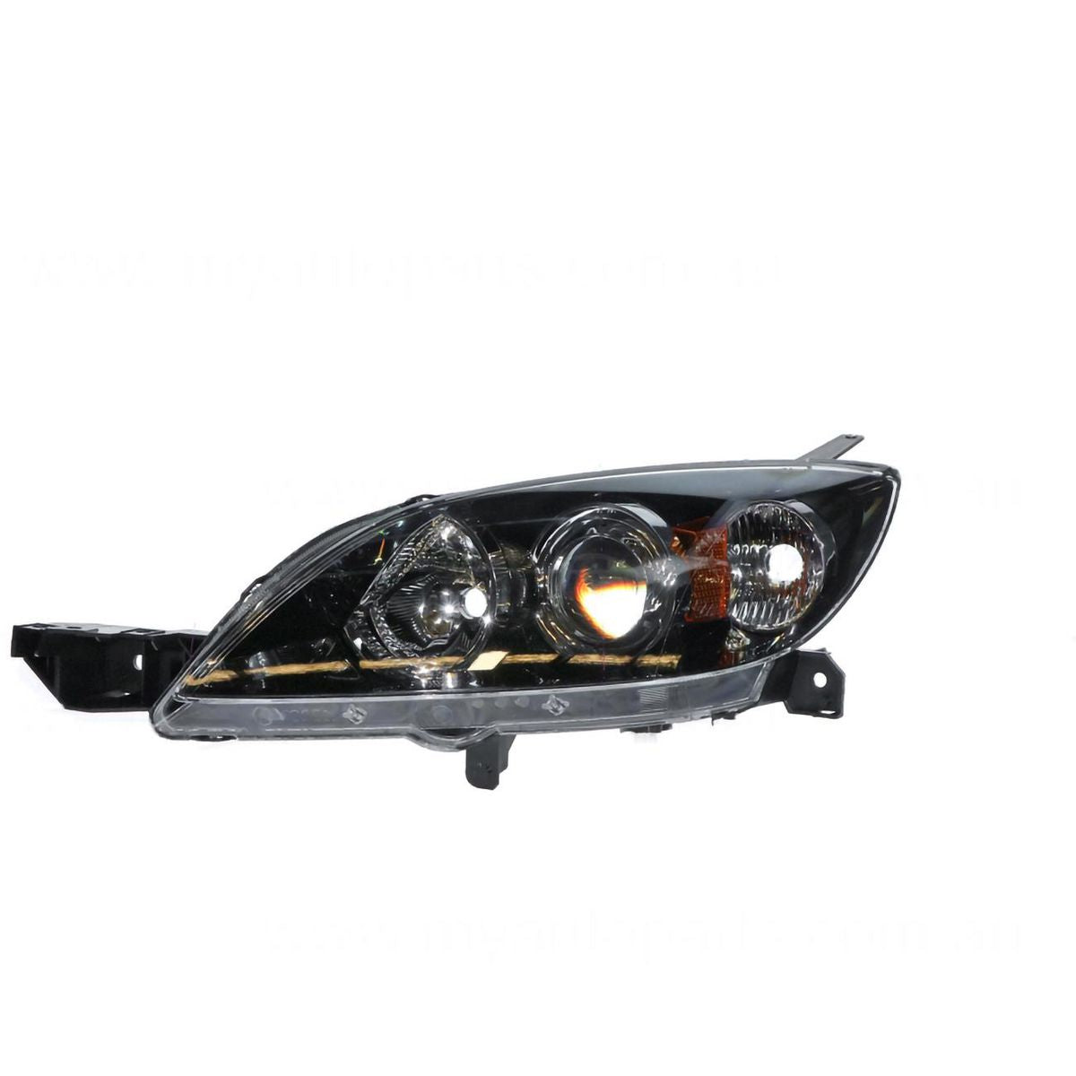 APG All Crash Xenon Electric Adjust Head Lamp Passenger Side Genuine Suits Mazda 3 BK 2006 to 2009 MBP-21031LHG