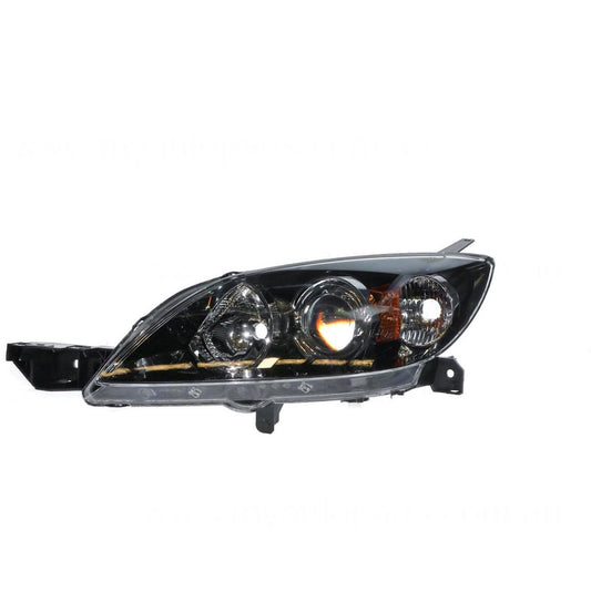 APG All Crash Xenon Electric Adjust Head Lamp Passenger Side Genuine Suits Mazda 3 BK 2006 to 2009 MBP-21031LHG