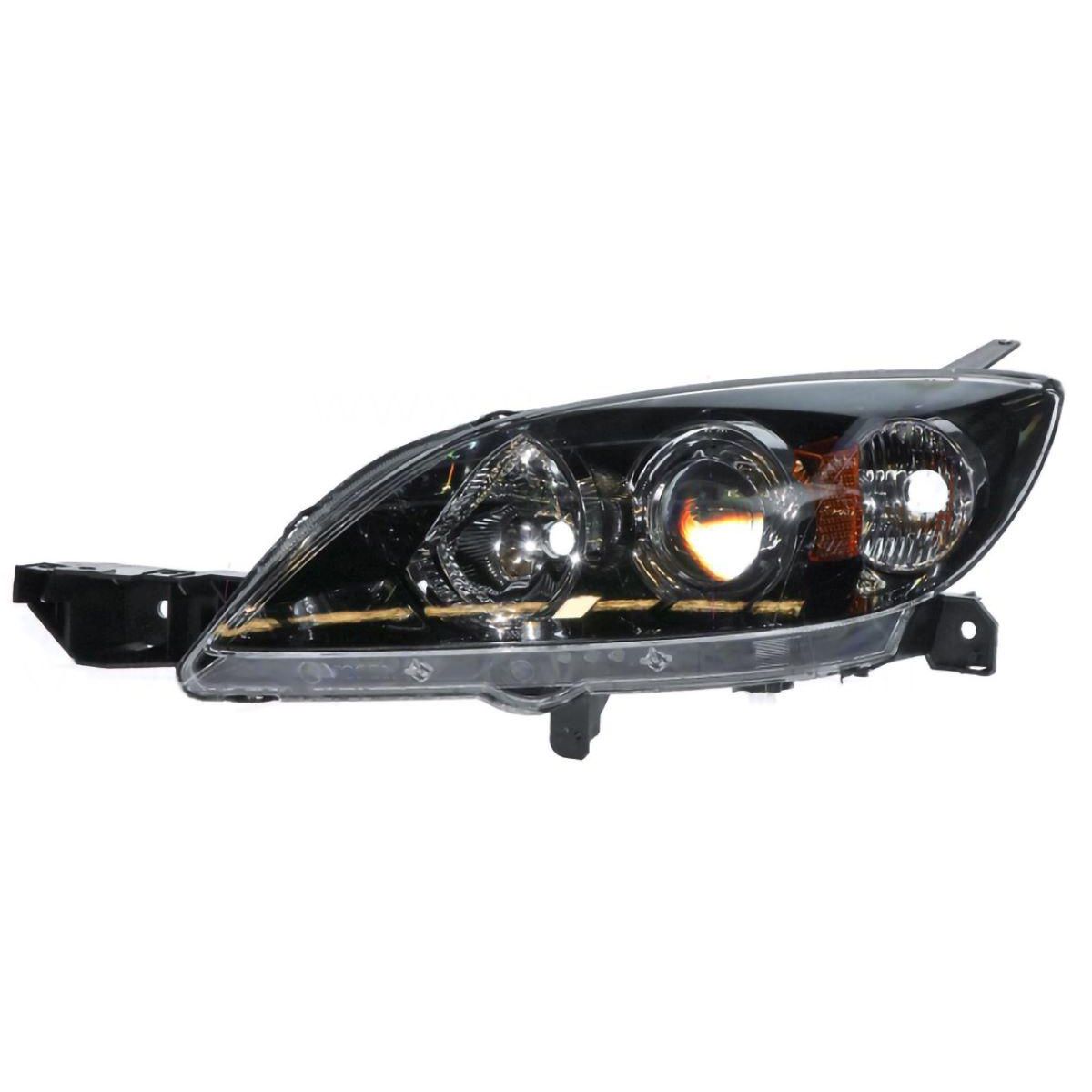 APG All Crash Xenon Electric Adjust Head Lamp Passenger Side OEM Suits Mazda 3 BK 2006 to 2009 MBP-21031LHG