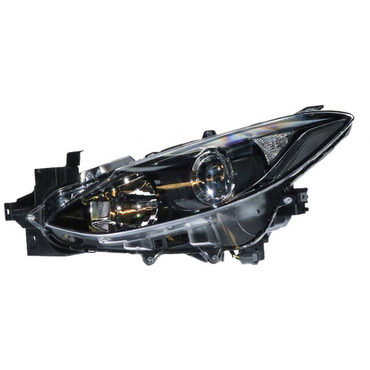 APG All Crash Halogen Head Lamp Passenger Side OEM Suits Mazda 3 BM 11/2013 to 5/2016 MBR-21030LHG