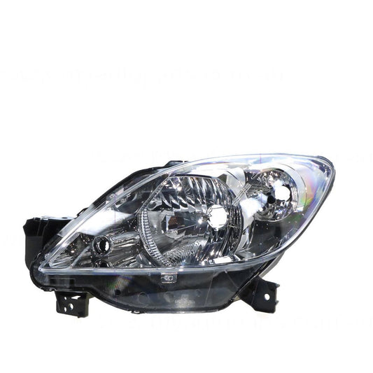 APG All Crash Halogen Manual Adjust Head Lamp Passenger Side OEM Suits Mazda 2 DY 2005 to 2007 MDF-21030LHG