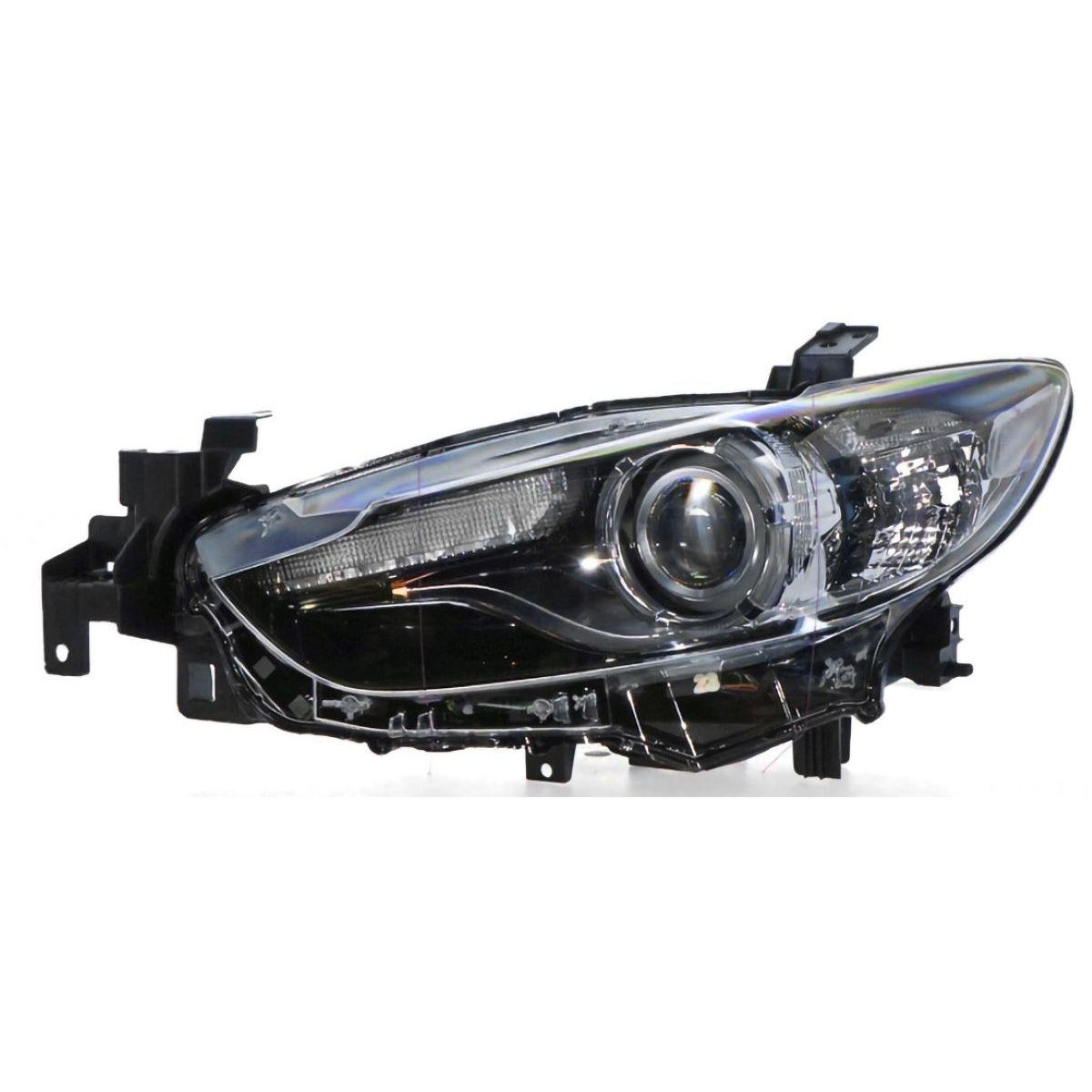 APG All Crash Bi-Xenon Head Lamp Passenger Side OEM Suits Mazda 6 GJ 12/2012 to 12/2014 MGK-21031LHG