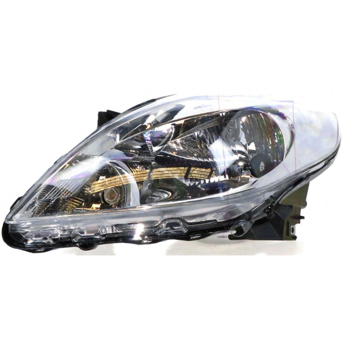 APG All Crash Halogen Head Lamp Passenger Side Certified Suits Nissan Almera N17 2012 to 2014 NAD-21030LHQ