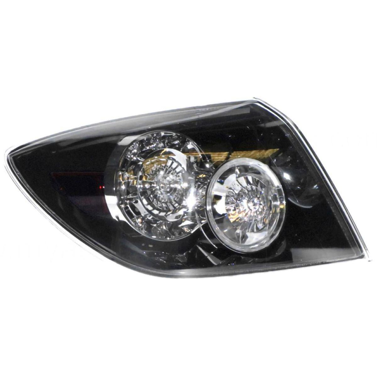 APG All Crash Black LED Tail Lamp Passenger Side OEM Suits Mazda 3 SP23/MPS BK Hatch 1/2004 to 2/2009 MBN-21040LHG
