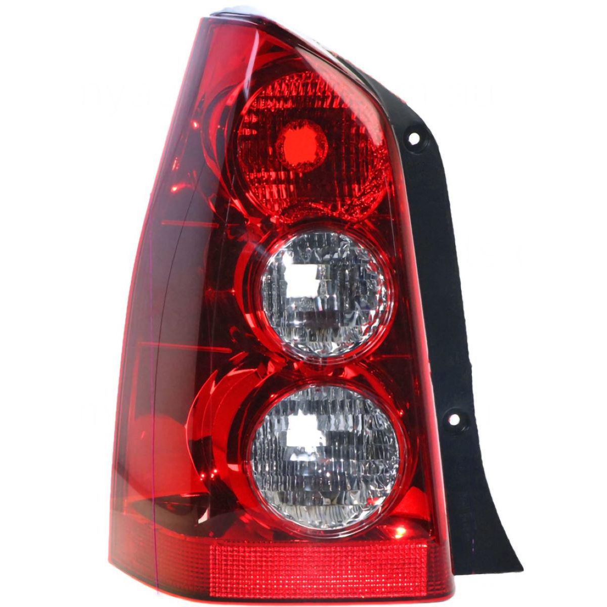 APG All Crash Black Red/Clear Tail Lamp Passenger Side OEM Suits Mazda Tribute CU 2000 to 2006 MYU-21041LHG