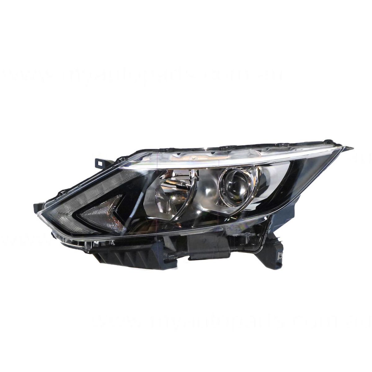 APG All Crash Halogen Head Lamp Passenger Side OEM Suits Nissan Qashqai J11 2014 to 2017 NDC-21030LHG