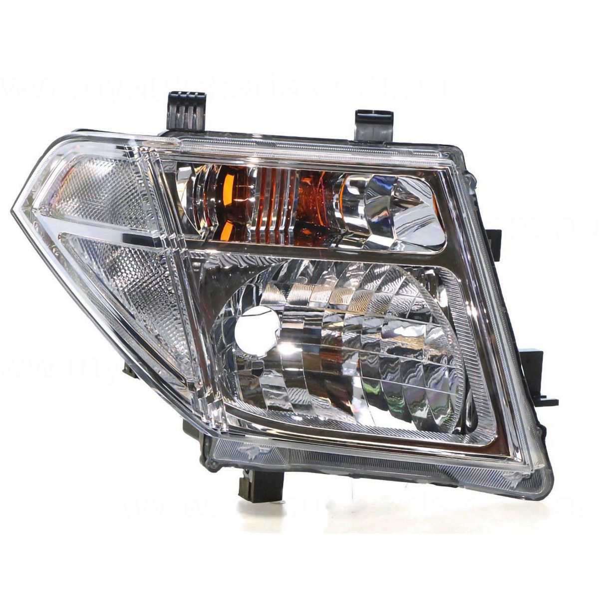 APG All Crash Halogen Electric Adjust Head Lamp Drivers Side OEM Suits Nissan Navara D40 2008 to 2015 NNG-21031RHG