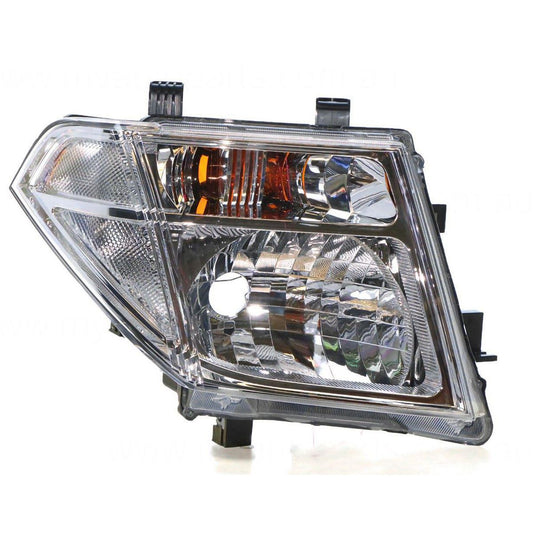 APG All Crash Halogen Electric Adjust Head Lamp Drivers Side OEM Suits Nissan Navara D40 2008 to 2015 NNG-21031RHG