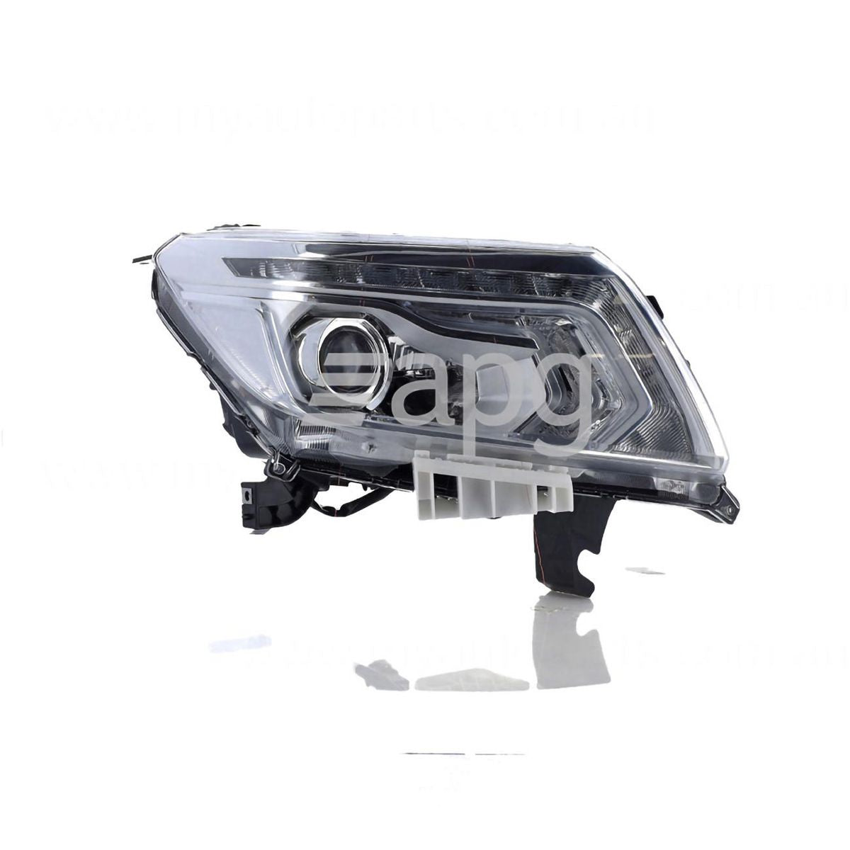 APG All Crash Nissan Navara Certified Aftermarket Head Lamp Drivers Side 03/2015 to 04/2019 - 260104JA5A NNH-21031RHQ