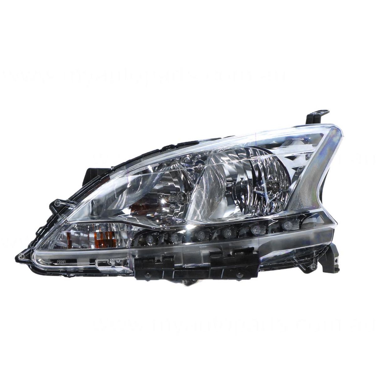 APG All Crash Halogen Head Lamp Passenger Side OEM Suits Nissan Pulsar ST-L B17 2012 to 2017 NPJ-21031LHG