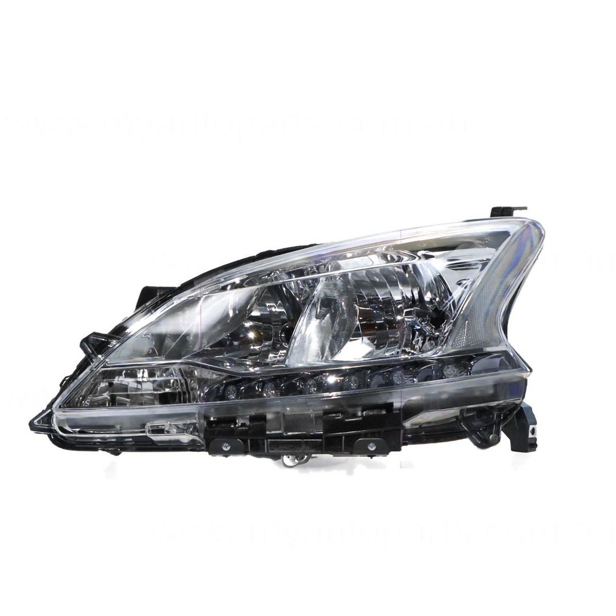 APG All Crash Halogen Head Lamp Passenger Side Certified Suits Nissan Pulsar ST-L B17 2012 to 2017 NPJ-21031LHQ