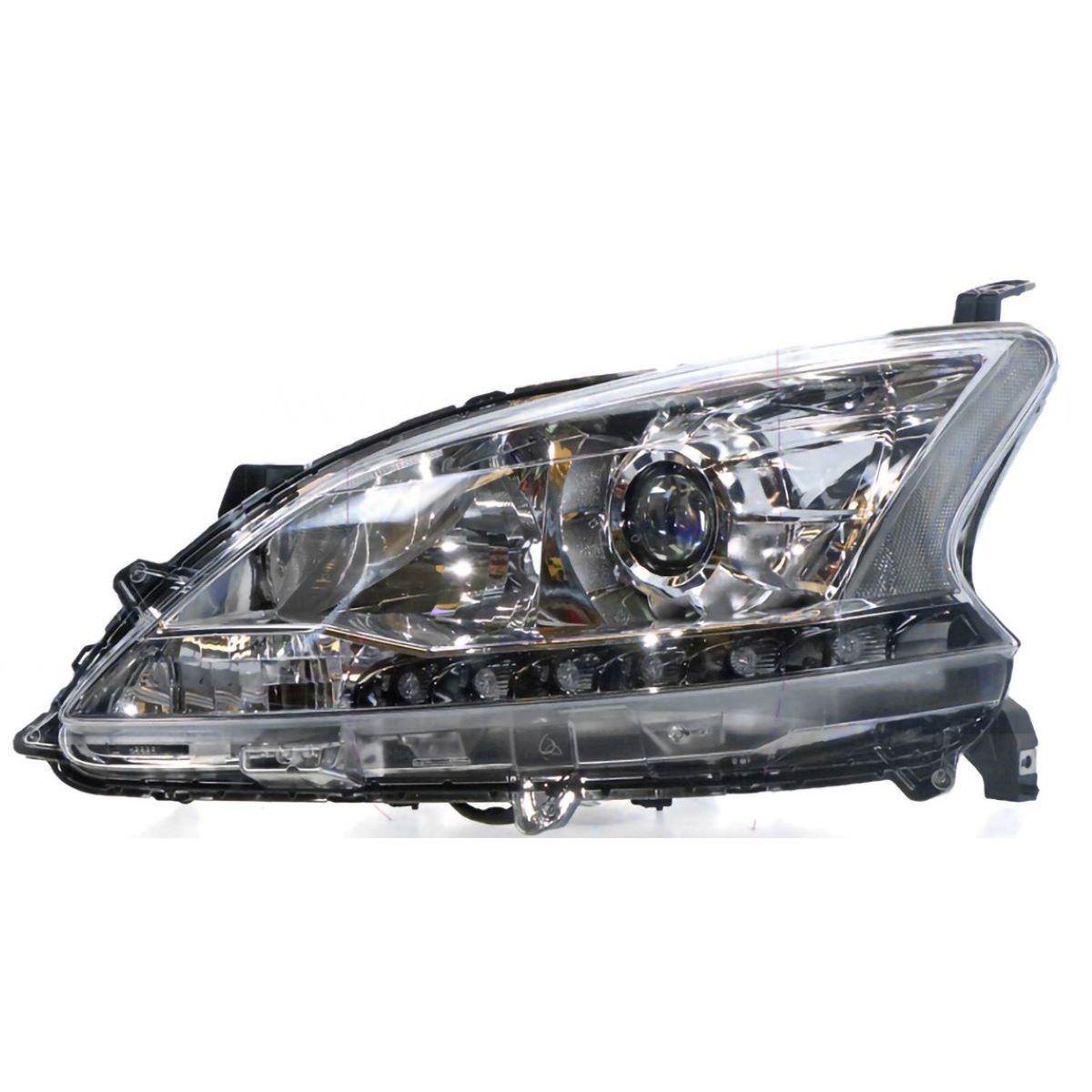 APG All Crash Xenon Head Lamp Passenger Side OEM Suits Nissan Pulsar Ti B17 2012 to 2015 NPJ-21032LHG