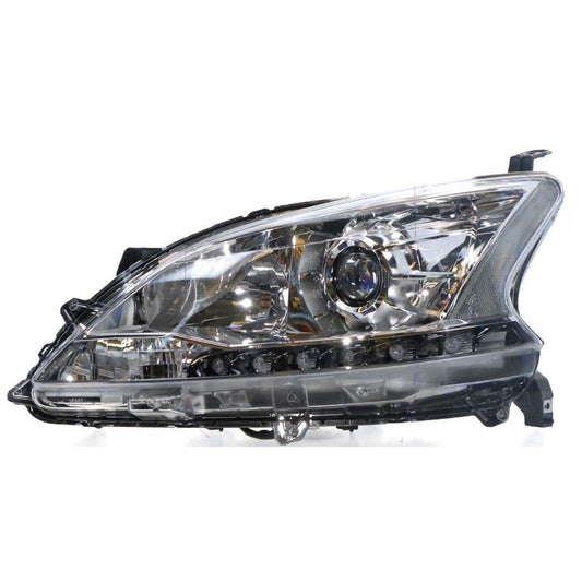 APG All Crash Xenon Head Lamp Passenger Side OEM Suits Nissan Pulsar Ti B17 2012 to 2015 NPJ-21032LHG