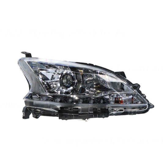 APG All Crash Xenon Head Lamp Drivers Side Genuine Suits Nissan Pulsar Ti B17 2012 to 2015 NPJ-21032RHG