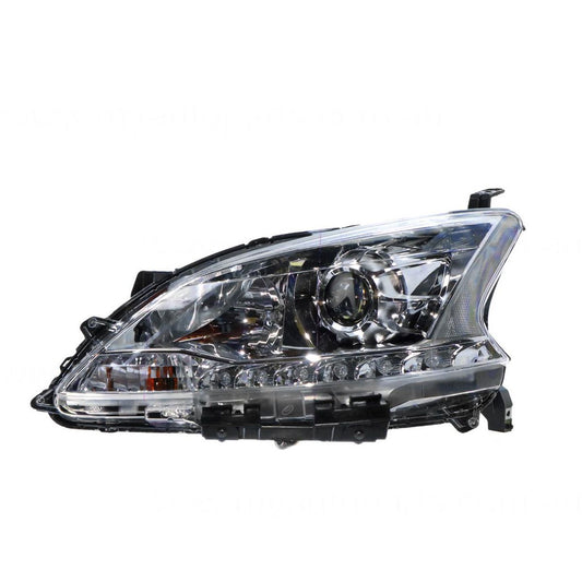 APG All Crash Xenon Head Lamp Passenger Side Genuine Suits Nissan Pulsar SSS B17 4/2015 to 2017 NPJ-21033LHG