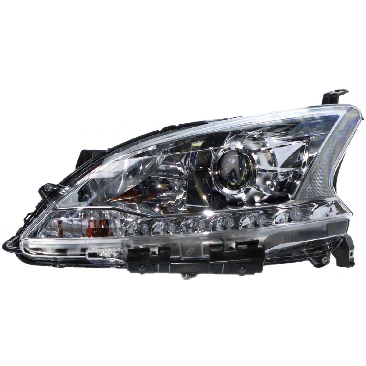 APG All Crash Xenon Head Lamp Passenger Side OEM Suits Nissan Pulsar SSS B17 4/2015 to 2017 NPJ-21033LHG
