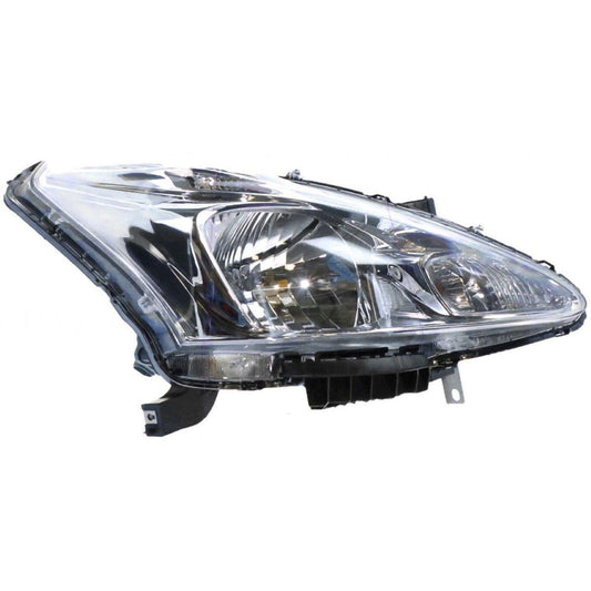 APG All Crash Halogen Manual Adjust Head Lamp Drivers Side OEM Suits Nissan Pulsar C12 2013 to 2016 NPK-21030RHG