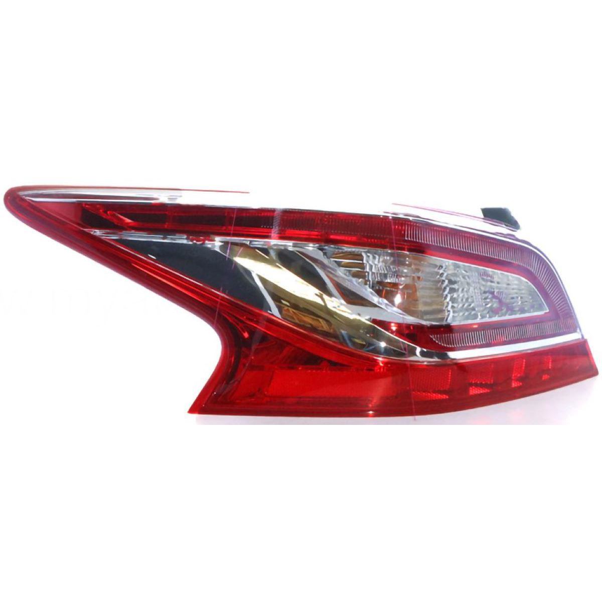 APG All Crash Red/Clear Tail Lamp Passenger Side OEM Suits Nissan Altima L33 2013 to 2017 NAF-21040LHG