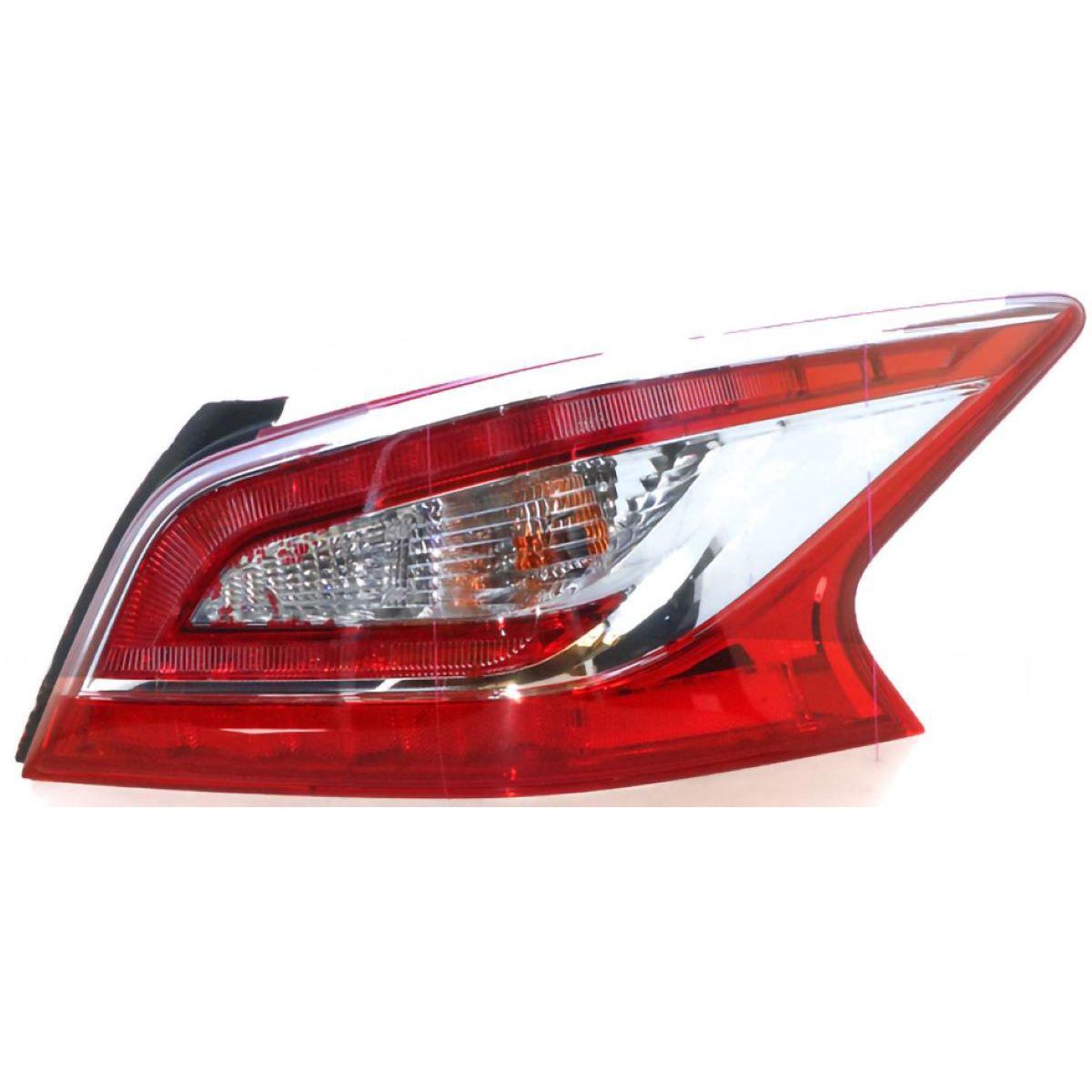 APG All Crash Red/Clear Tail Lamp Drivers Side OEM Suits Nissan Altima L33 2013 to 2017 NAF-21040RHG