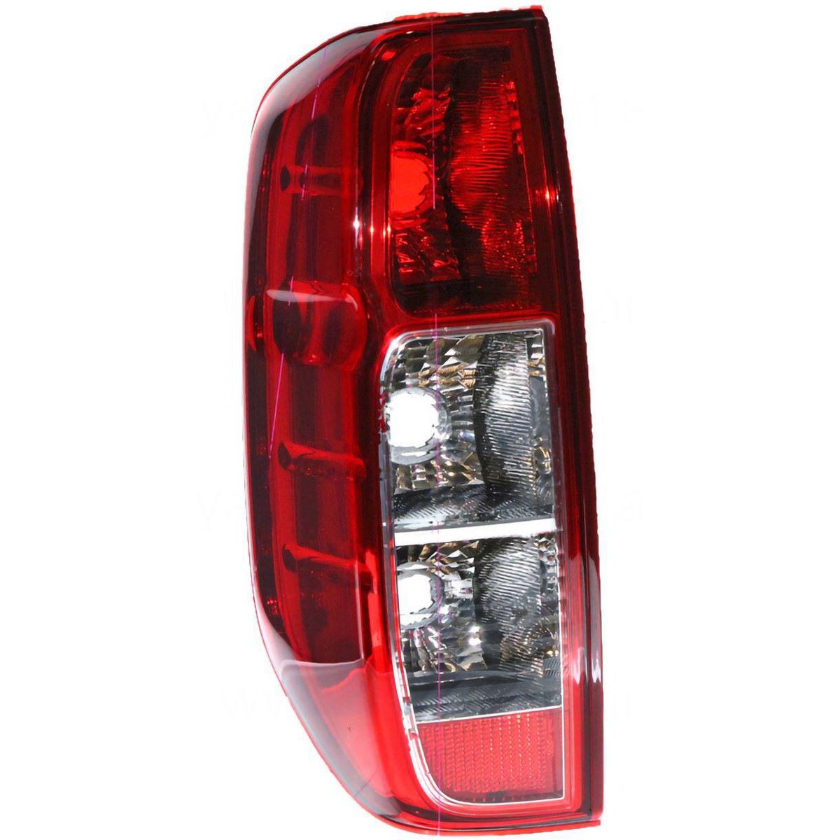 APG All Crash Red/Clear Tail Lamp Passenger Side OEM Suits Nissan Navara D40 2005 to 2015 NNG-21040LHG