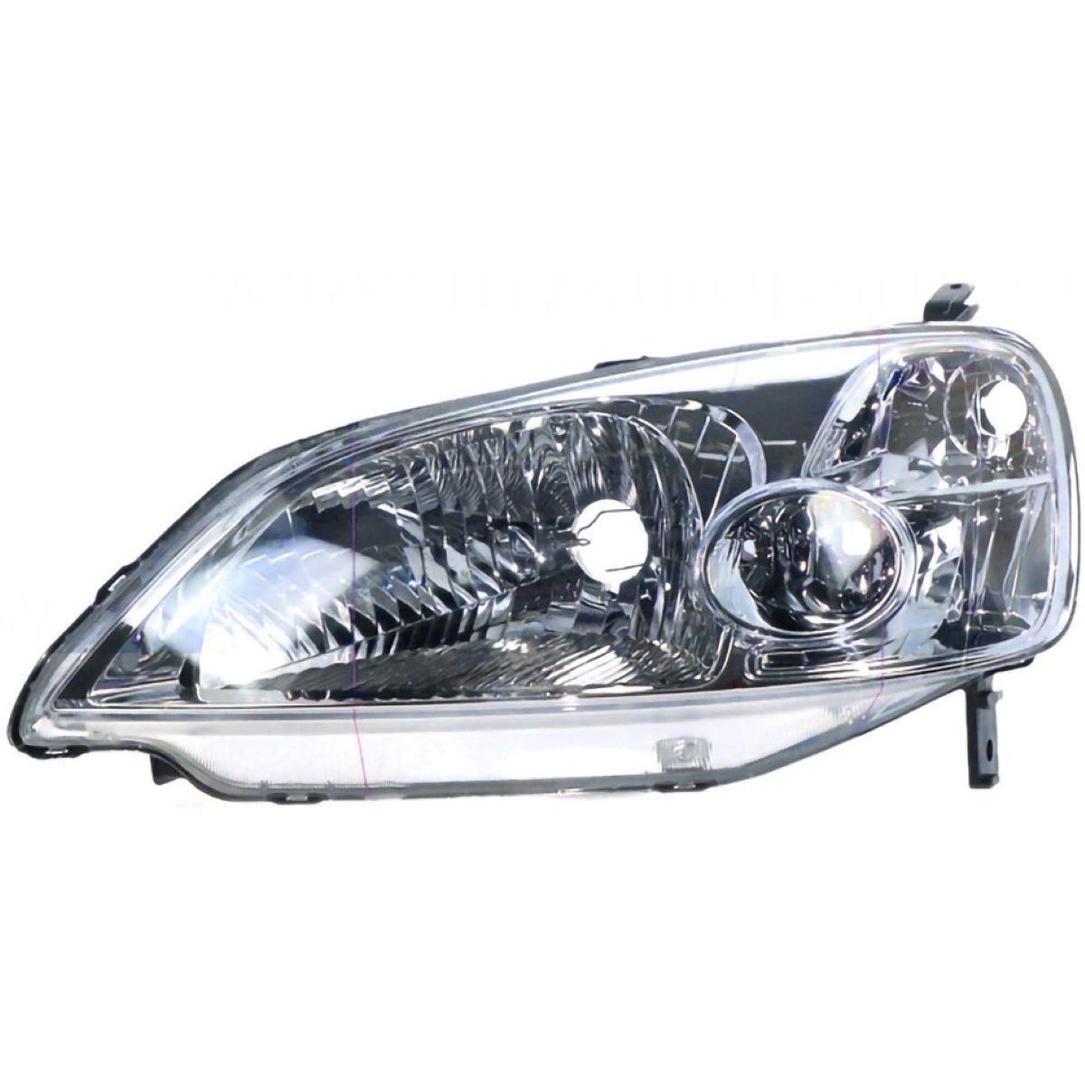 APG All Crash Head Lamp Passenger Side OEM Suits Honda Civic ES 2003 to 2004 OCM-21032LHG