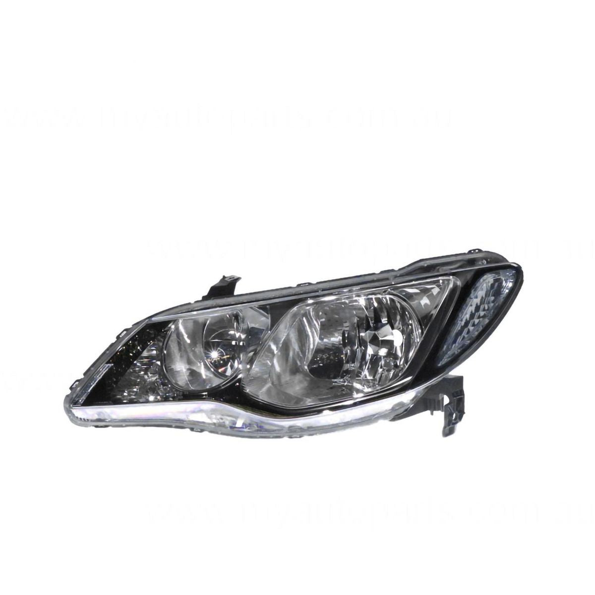APG All Crash Head Lamp Passenger Side OEM Suits Honda Civic 8th Generation FD 2006 to 2008 OCO-21030LHG