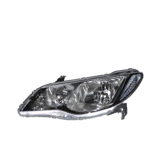 APG All Crash Head Lamp Passenger Side OEM Suits Honda Civic 8th Generation FD 2006 to 2008 OCO-21030LHG
