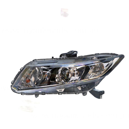 APG All Crash Halogen Manual Adjust Head Lamp Passenger Side OEM Suits Honda Civic FB 2012 to 2014 OFB-21030LHG