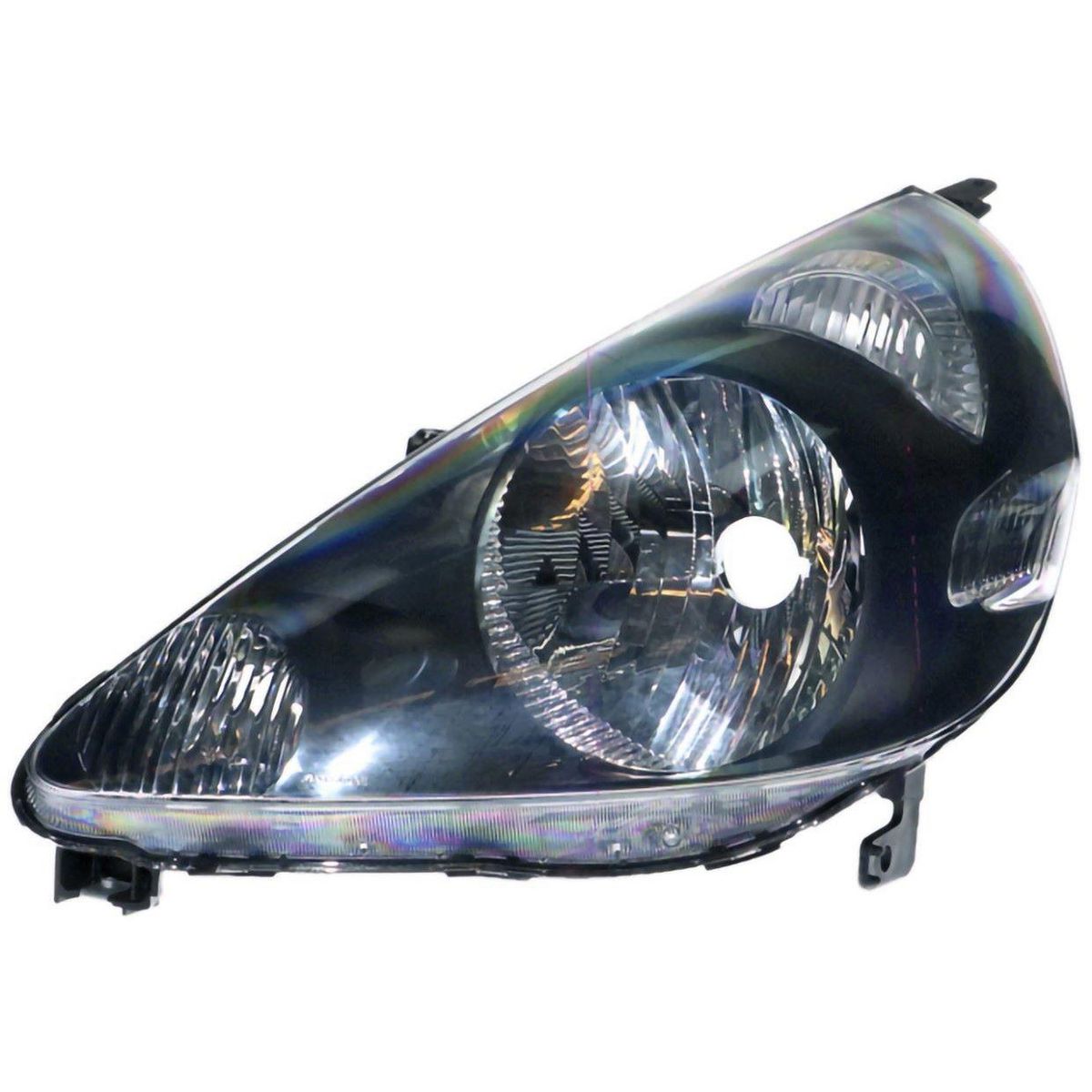 APG All Crash Chrome Head Lamp Passenger Side OEM Suits Honda Jazz VTi/VTi-S GD 2004 to 2008 OJA-21033LHG