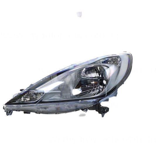 APG All Crash Halogen Manual Adjust Head Lamp Passenger Side Certified Suits Honda Jazz GE 2008 to 2014 OJB-21033LHQ