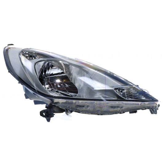 APG All Crash Halogen Manual Adjust Head Lamp Drivers Side Certified Suits Honda Jazz GE 2008 to 2014 OJB-21033RHQ