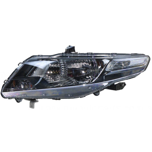 APG All Crash Halogen Manual Adjust Head Lamp Passenger Side OEM Suits Honda City GM 2009 to 2013 OZB-21030LHG