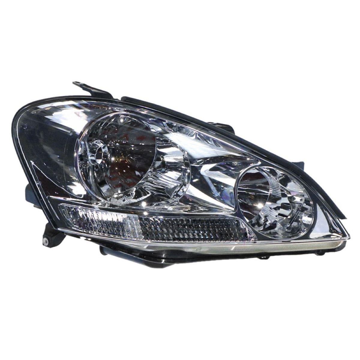 APG All Crash Halogen Manual Adjust Head Lamp Drivers Side OEM Suits Toyota Avensis Verso ACM20R 2001 to 2003 TAV-21030RHG