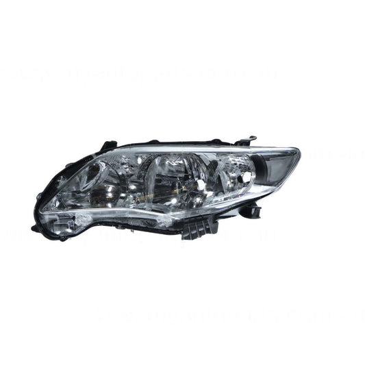 APG All Crash Halogen Electric Adjust Head Lamp Passenger Side OEM Suits Toyota Corolla ZRE152R 2010 to 2013 TCP-21036LHG