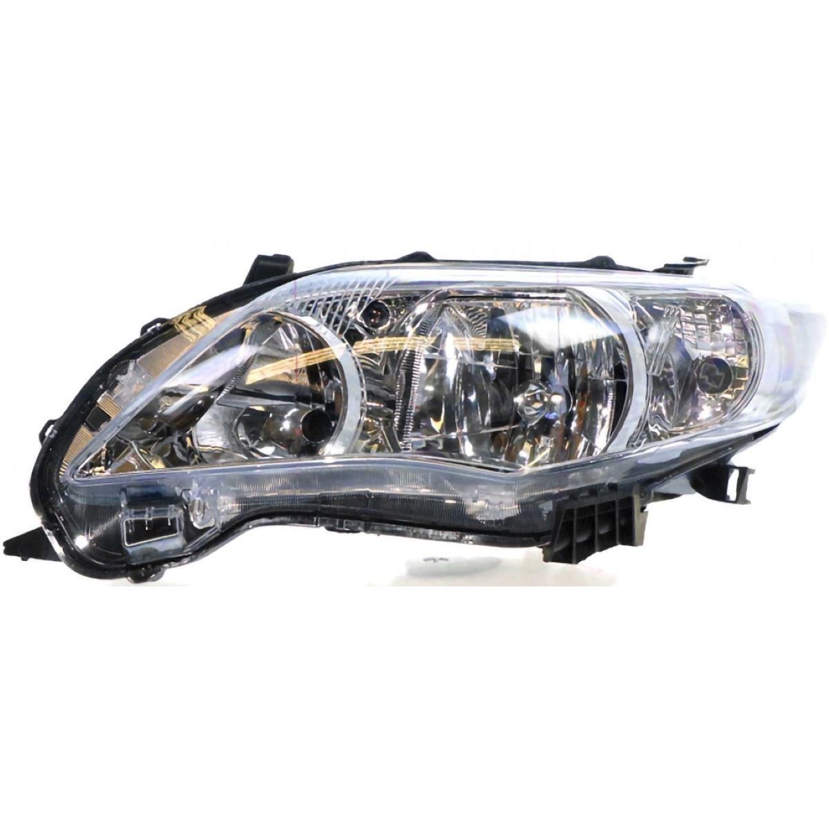 APG All Crash Halogen Head Lamp Passenger Side Certified Suits Toyota Corolla ZRE152R 2010 to 2013 TCP-21036LHQ