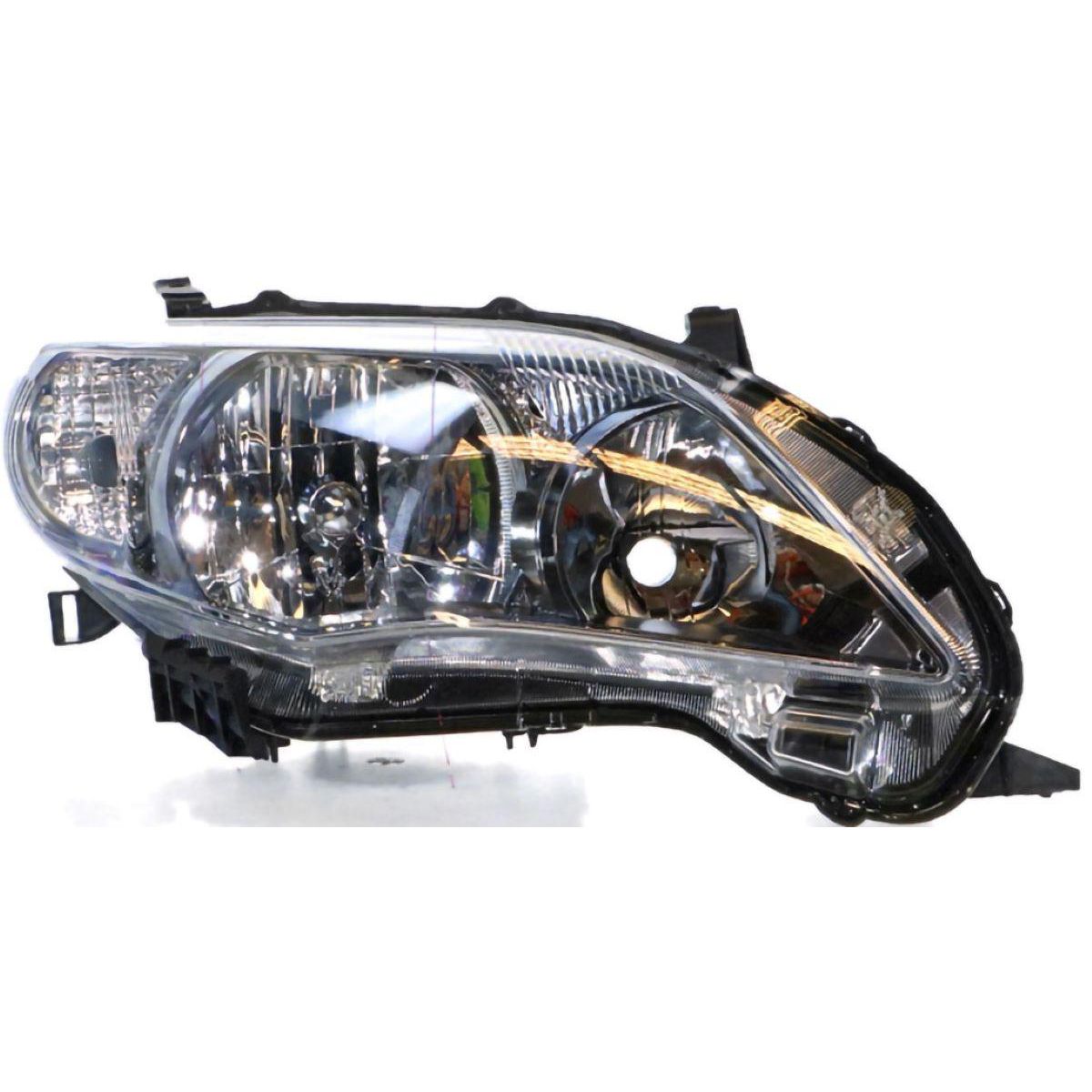 APG All Crash Halogen Head Lamp Drivers Side OEM Suits Toyota Corolla ZRE152R 2010 to 2013 TCP-21038RHG