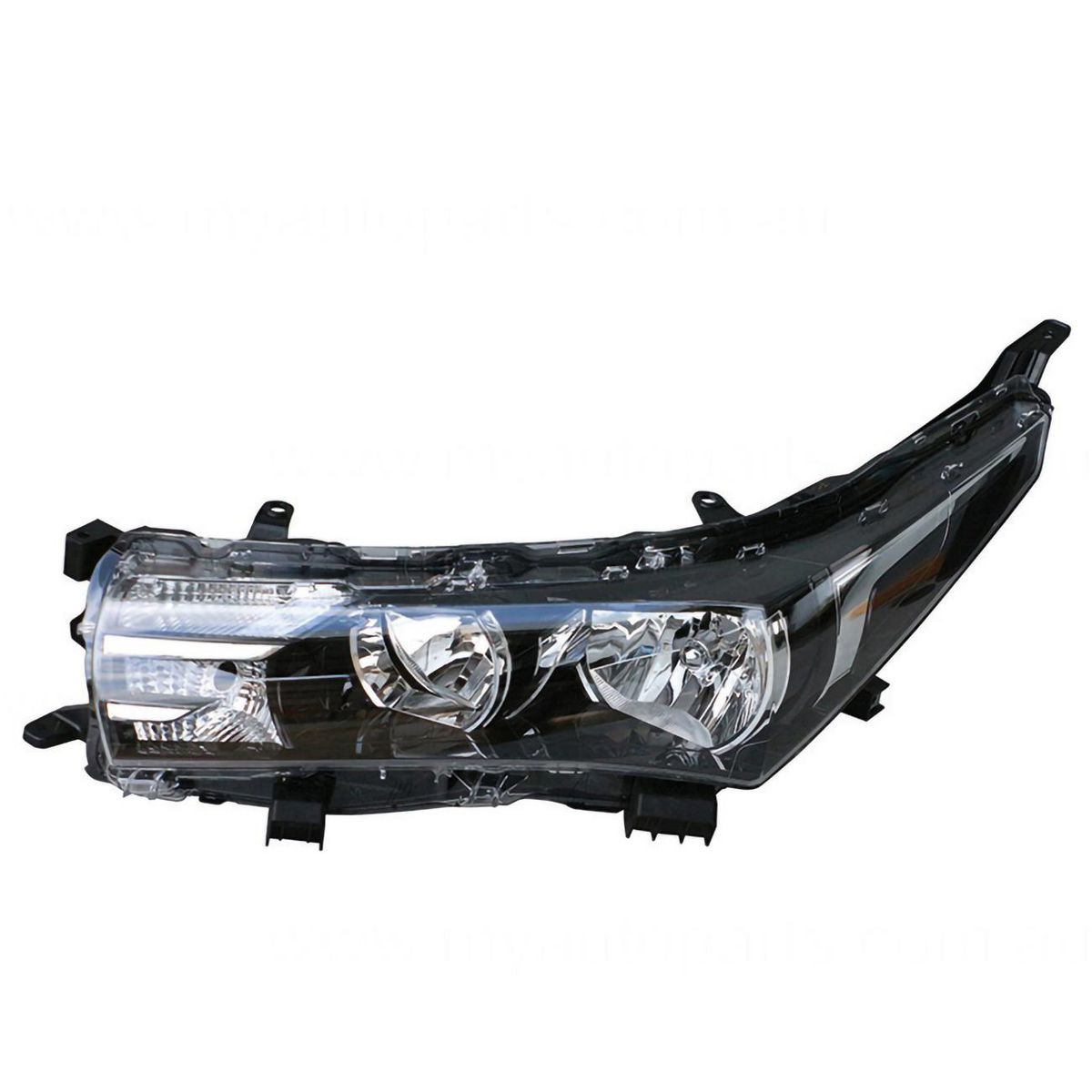 APG All Crash Halogen Head Lamp Passenger Side OEM Suits Toyota Corolla ZRE172R 2013 to 2016 TCQ-21030LHG