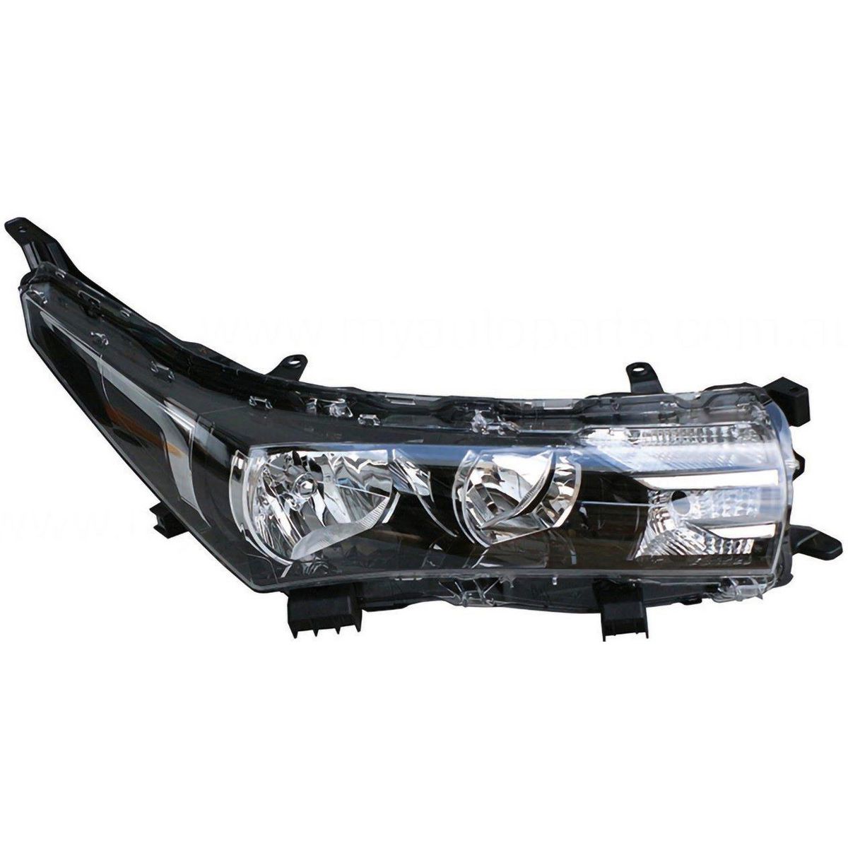 APG All Crash Halogen Head Lamp Drivers Side OEM Suits Toyota Corolla ZRE172R 2013 to 2016 TCQ-21030RHG