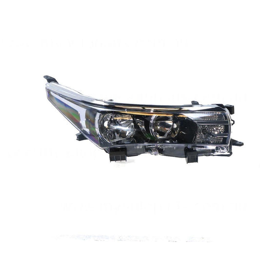 APG All Crash Halogen Head Lamp Drivers Side Certified Suits Toyota Corolla ZRE172R 2013 to 2016 TCQ-21030RHQ
