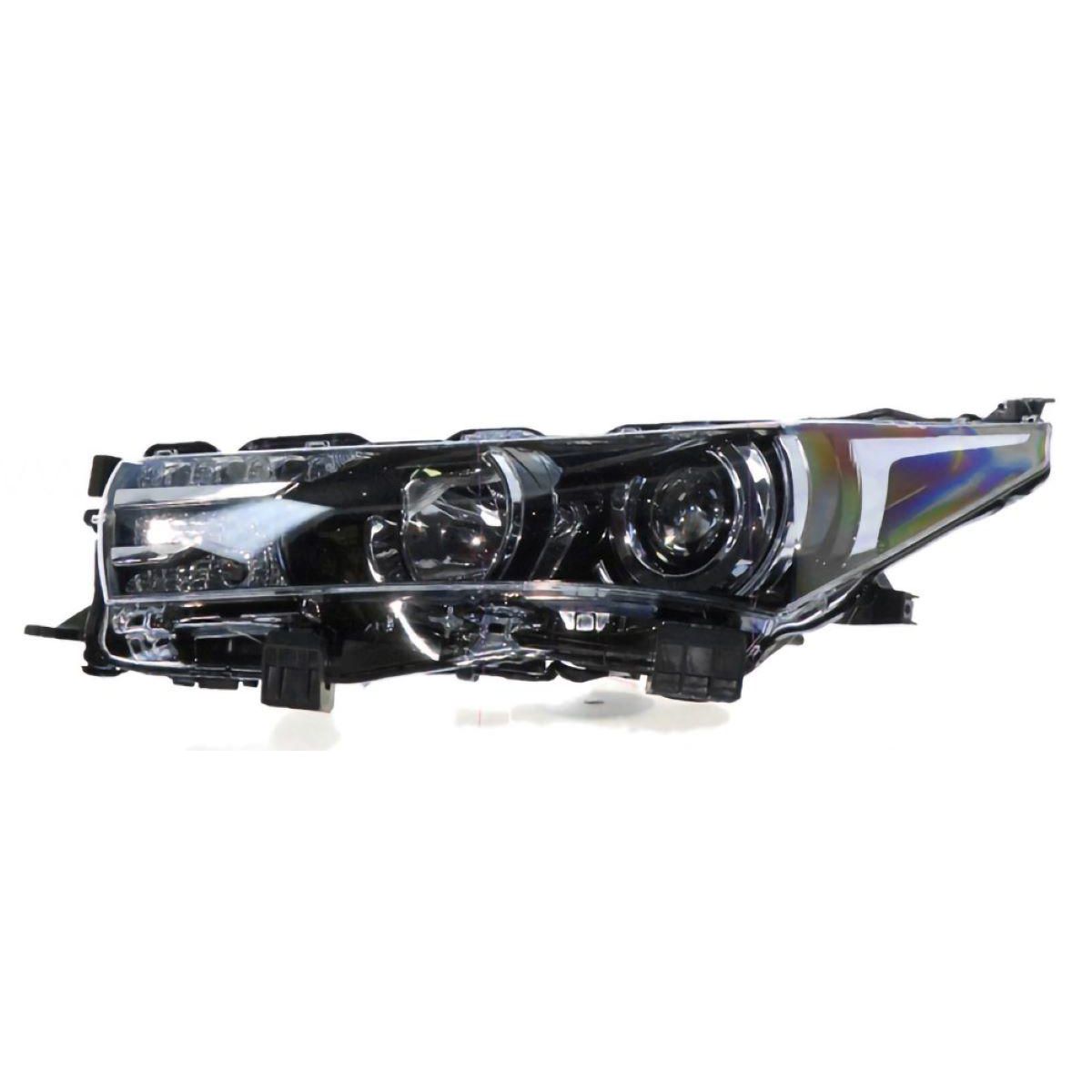 APG All Crash LED Head Lamp Passenger Side OEM Suits Toyota Corolla ZR ZRE172R Sedan 12/2013 to 11/2016 TCQ-21031LHG
