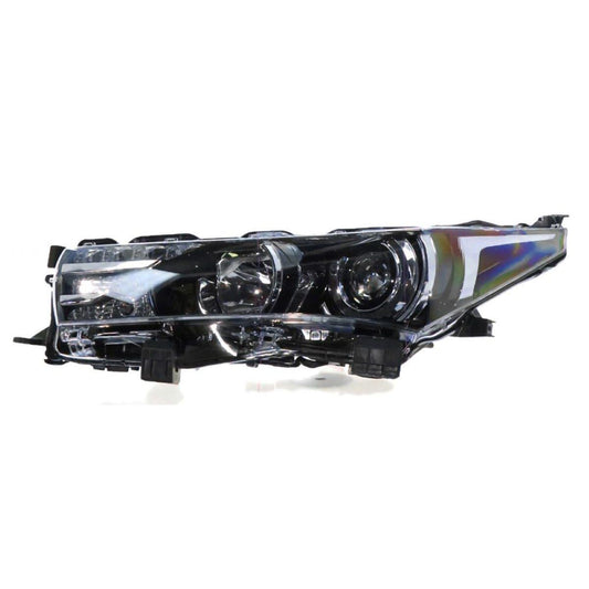 APG All Crash LED Head Lamp Passenger Side OEM Suits Toyota Corolla ZR ZRE172R Sedan 12/2013 to 11/2016 TCQ-21031LHG