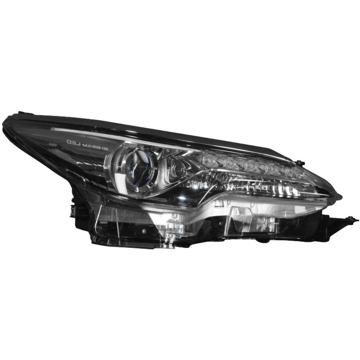 APG All Crash LED Head Lamp Drivers Side Certified Suits Toyota Fortuner Crusade GUN156R 2015 to 2021 TFO-21032RHQ