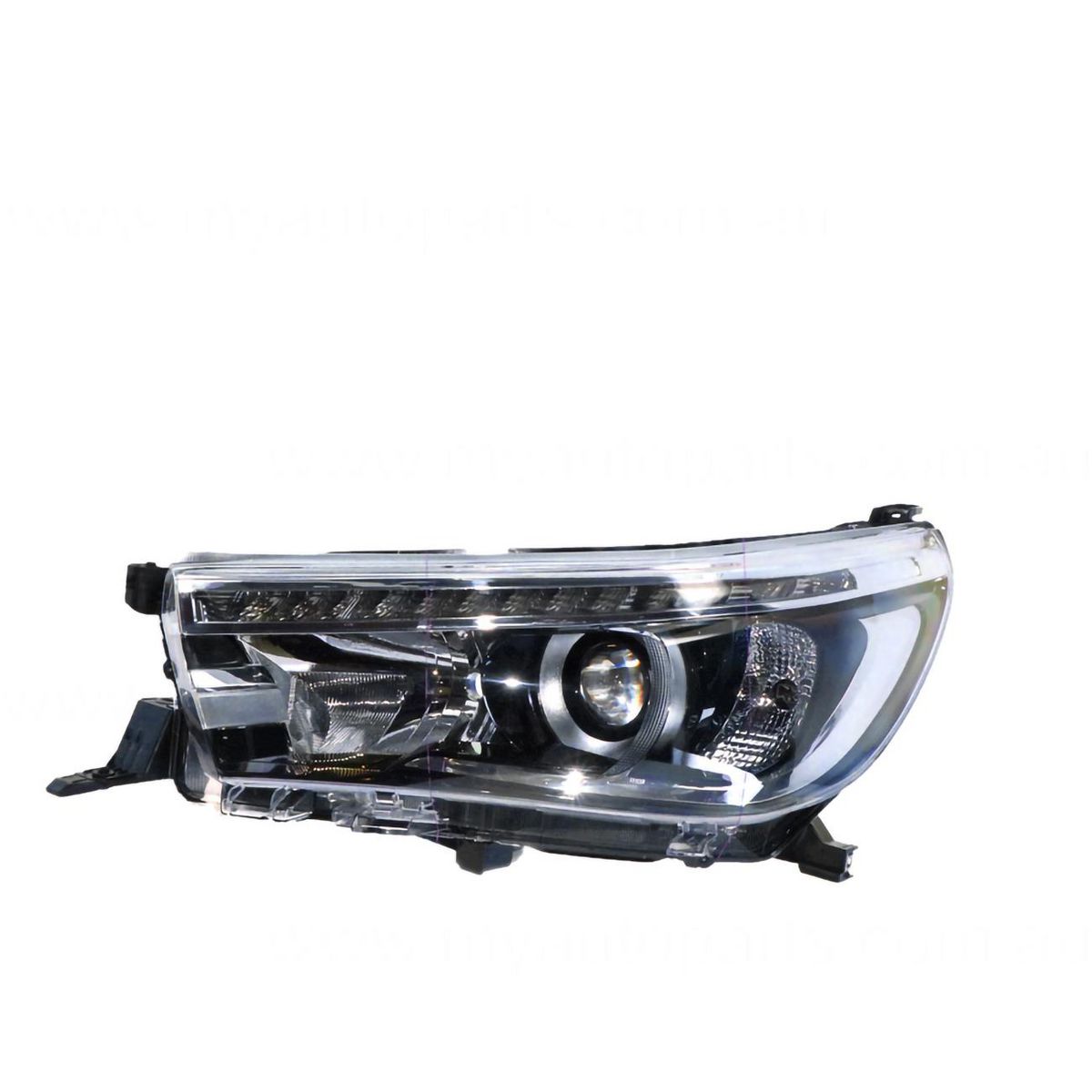 APG All Crash LED Head Lamp Passenger Side Certified suits Toyota Hilux 120 Series 7/2015 to 5/2020 TIO-21031LHQ