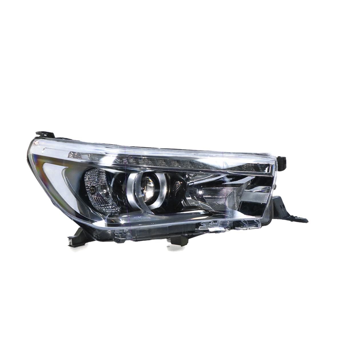 APG All Crash LED Head Lamp Drivers Side Certified suits Toyota Hilux 120 Series 7/2015 to 5/2020 TIO-21031RHQ