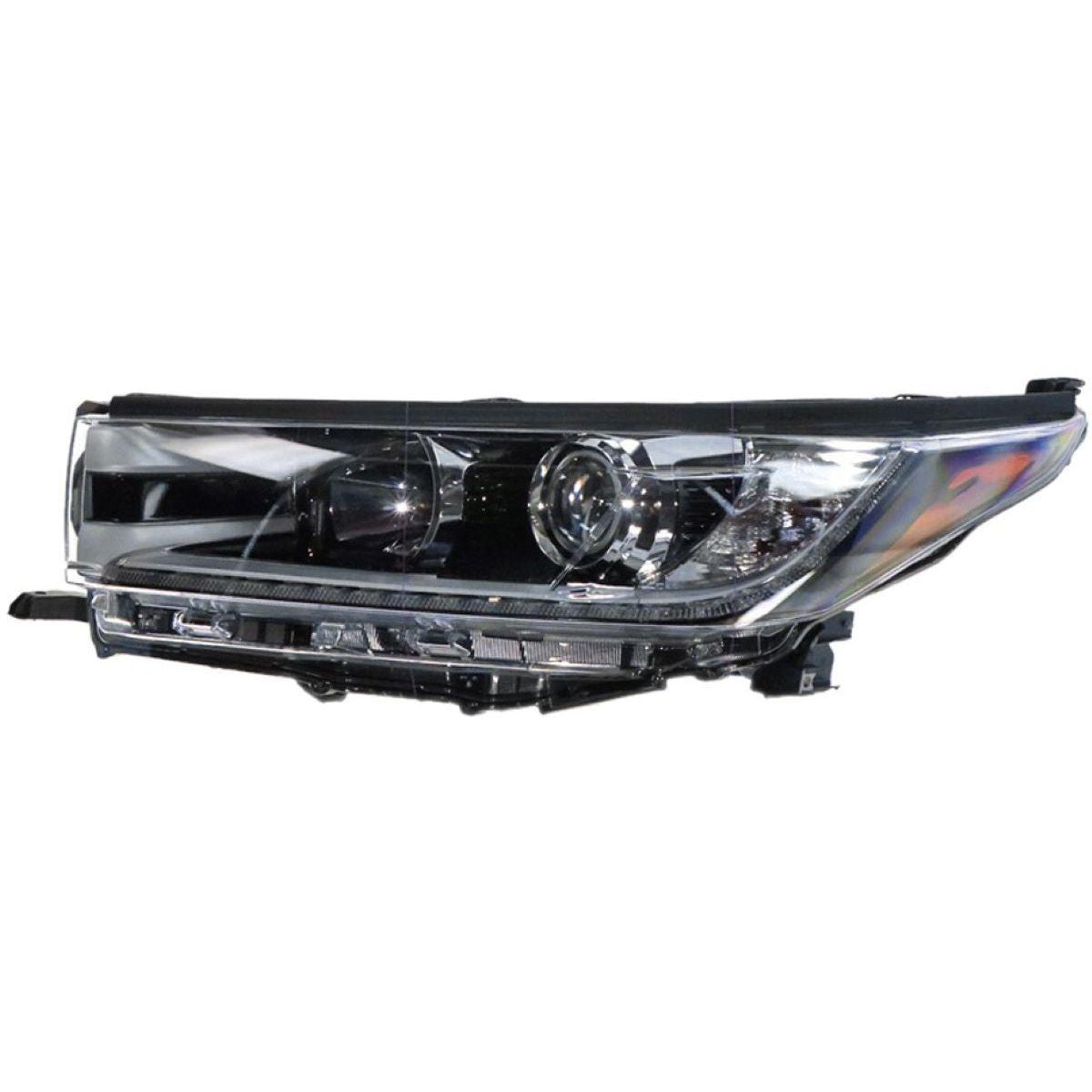APG All Crash Halogen Head Lamp Passenger Side OEM Suits Toyota Kluger GX/GXL GSU50R/GSU55R 2016 On TKL-21032LHG