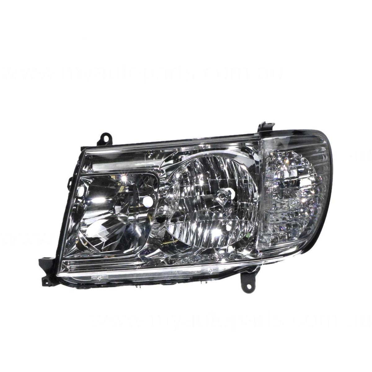 APG All Crash Head Lamp Passenger Side OEM Suits Toyota Landcruiser 100 Series 2005 to 2007 TLF-21032LHG