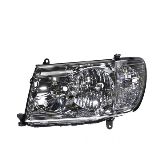 APG All Crash Head Lamp Passenger Side OEM Suits Toyota Landcruiser 100 Series 2005 to 2007 TLF-21032LHG